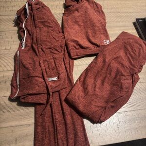 Burnt Orange Women's Jumpsuit Set